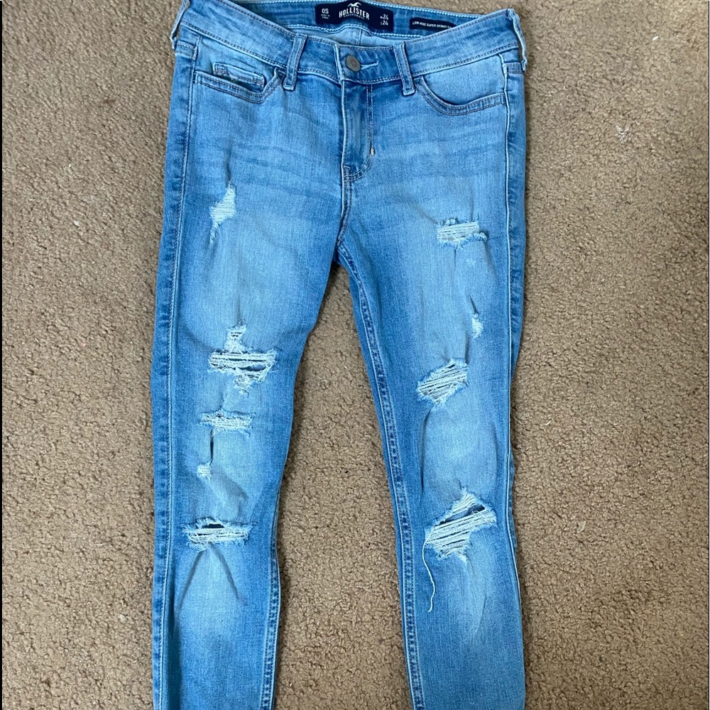 Hollister Low-Rise Super Skinny Crop